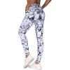imageTHE GYM PEOPLE Tummy Control Workout Leggings with Pockets High Waist Athletic Yoga Pants for Women Running FitnessMarble