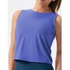 imageTHE GYM PEOPLE Womens Workout Tops in Ice Silk Quick Dry SleevelessBright Purple