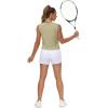 imageTHE GYM PEOPLE Womens Workout Tops in Ice Silk Quick Dry SleevelessKhaki