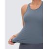 imageTHE GYM PEOPLE Racerback Workout Tank Tops for Women Slim Fit Sleeveless Basic Athletic Running Yoga ShirtsGreen Blue