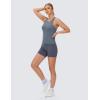 imageTHE GYM PEOPLE Racerback Workout Tank Tops for Women Slim Fit Sleeveless Basic Athletic Running Yoga ShirtsGreen Blue