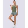 imageTHE GYM PEOPLE Racerback Workout Tank Tops for Women Slim Fit Sleeveless Basic Athletic Running Yoga ShirtsOlive Green