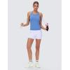imageTHE GYM PEOPLE Racerback Workout Tank Tops for Women Slim Fit Sleeveless Basic Athletic Running Yoga ShirtsSea Blue