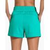 imageTHE GYM PEOPLE Womens Drawstring Sweat Shorts High Waisted Summer Workout Lounge Shorts with PocketsLake Green