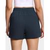 imageTHE GYM PEOPLE Womens Drawstring Sweat Shorts High Waisted Summer Workout Lounge Shorts with PocketsNavy Blue