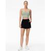 imageTHE GYM PEOPLE Womens Drawstring Sweat Shorts Soft Comfy Dolphin Workout Running Lounge Shorts with PocketsBlack