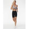 imageTHE GYM PEOPLE Womens High Waist Workout Shorts Stretchy Tummy Control Yoga Biker Running Shorts with PocketsBlack