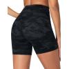 imageTHE GYM PEOPLE Womens High Waist Yoga Workout Shorts Tummy Control Fitness Athletic Running Compression ShortsBlack Camo