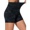 imageTHE GYM PEOPLE Womens High Waist Yoga Workout Shorts Tummy Control Fitness Athletic Running Compression ShortsBlack Camo