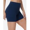imageTHE GYM PEOPLE Womens High Waist Yoga Workout Shorts Tummy Control Fitness Athletic Running Compression ShortsBlue