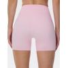 imageTHE GYM PEOPLE Womens High Waist Yoga Workout Shorts Tummy Control Fitness Athletic Running Compression ShortsLight Pink