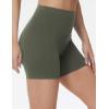 imageTHE GYM PEOPLE Womens High Waist Yoga Workout Shorts Tummy Control Fitness Athletic Running Compression ShortsOlive Green