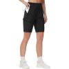 imageTHE GYM PEOPLE Womens Lightweight Quick Dry Golf Hiking Cargo Shorts with Zipper PocketsBlack