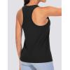 imageTHE GYM PEOPLE Womens Racerback Workout Tanks Tops Sleeveless Running Athletic Yoga ShirtsBlack