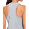 imageTHE GYM PEOPLE Womens Racerback Workout Tanks Tops Sleeveless Running Athletic Yoga ShirtsHeather Grey