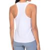imageTHE GYM PEOPLE Womens Racerback Workout Tanks Tops Sleeveless Running Athletic Yoga ShirtsWhite