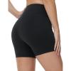 imageTHE GYM PEOPLE Womens High Waist Yoga Workout Shorts Tummy Control Fitness Athletic Running Compression ShortsBlack