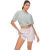imageTHE GYM PEOPLE 2 Pack Womens Oversized T Shirts Casual Loose Fit Short Sleeve Tops Summer Crewneck Basic TeesBlackGrey