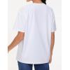 imageTHE GYM PEOPLE 2 Pack Womens Oversized T Shirts Casual Loose Fit Short Sleeve Tops Summer Crewneck Basic TeesWhiteInk Blue