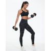 imageTHE GYM PEOPLE Womens Double Spaghetti Strap Sports Bras Supportive Strappy Workout Bra with PaddedBlackgrey Camo