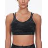 imageTHE GYM PEOPLE Womens Double Spaghetti Strap Sports Bras Supportive Strappy Workout Bra with PaddedBlackgrey Camo