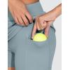 imageTHE GYM PEOPLE Womens High Waisted Golf Skorts Tennis Mini Athletic Active Skirts Builtin Shorts with 3 PocketsDenim Blue