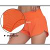 imageTHE GYM PEOPLE Womens High Waisted Running Shorts Quick Dry Athletic Workout Shorts with Mesh Liner Zipper PocketsOrange