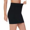imageTHE GYM PEOPLE Womens High Waisted Sweat Skirts Lounge Workout Mini Pencil Short SkirtBlack