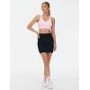 imageTHE GYM PEOPLE Womens High Waisted Sweat Skirts Lounge Workout Mini Pencil Short SkirtBlack
