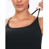 imageTHE GYM PEOPLE Womens Maternity Tank Tops Racerback Pregnancy Ruched Sleeveless Yoga Workout Shirts with Removable PaddedBlack