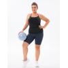 imageTHE GYM PEOPLE Womens Racerback Workout Tank Tops Sleeveless Yoga Athletic Shirts with Built in BraBlack