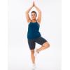 imageTHE GYM PEOPLE Womens Racerback Workout Tank Tops Sleeveless Yoga Athletic Shirts with Built in BraDark Blue Green