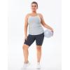 imageTHE GYM PEOPLE Womens Racerback Workout Tank Tops Sleeveless Yoga Athletic Shirts with Built in BraLight Grey Heather