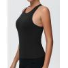 imageTHE GYM PEOPLE Womens Racerback Workout Tank Tops Slim Fit Soft Sleeveless Yoga ShirtsBlack