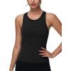 imageTHE GYM PEOPLE Womens Racerback Workout Tank Tops Slim Fit Soft Sleeveless Yoga ShirtsBlack