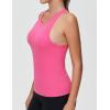 imageTHE GYM PEOPLE Womens Racerback Workout Tank Tops Slim Fit Soft Sleeveless Yoga ShirtsBright Pink