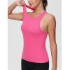 imageTHE GYM PEOPLE Womens Racerback Workout Tank Tops Slim Fit Soft Sleeveless Yoga ShirtsBright Pink