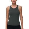 imageTHE GYM PEOPLE Womens Racerback Workout Tank Tops Slim Fit Soft Sleeveless Yoga ShirtsCharcoal Grey