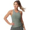 imageTHE GYM PEOPLE Womens Racerback Workout Tank Tops Slim Fit Soft Sleeveless Yoga ShirtsGrey Green Heather