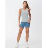 imageTHE GYM PEOPLE Womens Racerback Workout Tank Tops Slim Fit Soft Sleeveless Yoga ShirtsLight Blue Heather