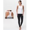 imageTHE GYM PEOPLE Womens Racerback Workout Tank Tops Slim Fit Soft Sleeveless Yoga ShirtsWhite