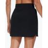 imageTHE GYM PEOPLE Womens Sweat Skirts Drawstring Cotton Casual Work Lounge Jersey Skirt with Square PocketsBlack