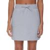 imageTHE GYM PEOPLE Womens Sweat Skirts Drawstring Cotton Casual Work Lounge Jersey Skirt with Square PocketsGrey