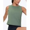 imageTHE GYM PEOPLE Womens Workout Tank Tops 3 Pack Quick Dry Athletic Running Sleeveless ShirtsBlackWhiteGreen