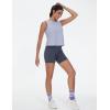 imageTHE GYM PEOPLE Womens Workout Tank Tops 3 Pack Quick Dry Athletic Running Sleeveless ShirtsBlackWhiteLight Purple