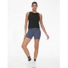 imageTHE GYM PEOPLE Womens Workout Tank Tops 3 Pack Quick Dry Athletic Running Sleeveless ShirtsBlackWhiteWhite