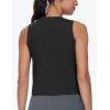 imageTHE GYM PEOPLE Womens Workout Tank Tops 3 Pack Quick Dry Athletic Running Sleeveless ShirtsBlackWhiteWhite