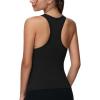 imageTHE GYM PEOPLE Womens Racerback Workout Tank Tops Slim Fit Soft Sleeveless Yoga ShirtsBlack