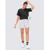 imageTHE GYM PEOPLE 2 Pack Womens Workout Crop Tops Boxy Short Sleeve Athletic Running Basic Cropped TShirtsBlackGrey