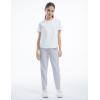 imageTHE GYM PEOPLE Girls Soft Workout Sweatpants Lightweight Casual Athletic Joggers Pants with PocketsLight Heather Grey